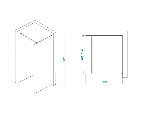 Santeh-Crystal.ru: Неподвижная перегородка 110 см RGW WA-002G Walk-in 35100211-16 прозрачное Заказать Неподвижная перегородка 110 см RGW WA-002G Walk-in 35100211-16 прозрачное в магазине сантехники Santeh-Crystal.ru