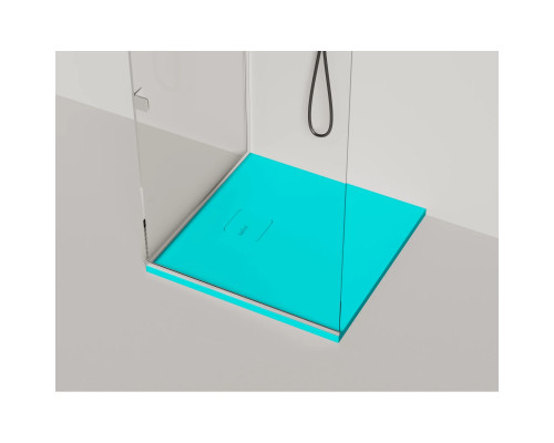 Душевой поддон Salini S-Stone Oasi 120323MF 80x80 см, из литьевого мрамора, квадратный, покраска по RAL матовый полностью