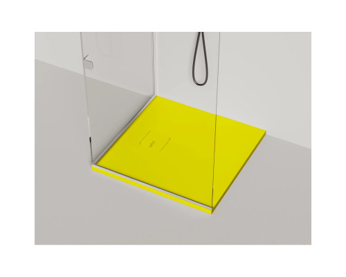 Душевой поддон Salini S-Stone Oasi 120324MF 100x100 см, из литьевого мрамора, квадратный, покраска по RAL матовый полностью