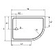 Приобрести Акриловый поддон 120x100 см Cezares TRAY-A-RH-120/100-550-15-W-R в магазине сантехники Santeh-Crystal.ru