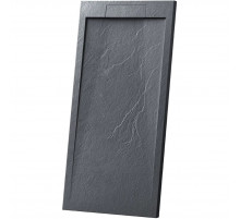 Душевой поддон Vincea VST-4SRL1012A 120x100 см, из литьевого мрамора, прямоугольный, антрацит