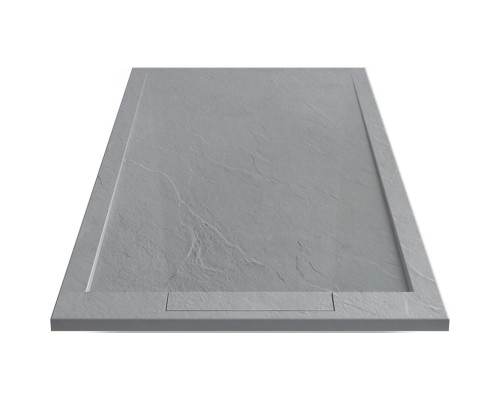 Душевой поддон Vincea VST-4SRL9016G 160x90 см, из литьевого мрамора, прямоугольный, серый