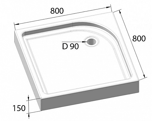 Santeh-Crystal.ru: Акриловый поддон 80x80 см BelBagno TRAY-BB-A-80-15-W Заказать Акриловый поддон 80x80 см BelBagno TRAY-BB-A-80-15-W в магазине сантехники Santeh-Crystal.ru