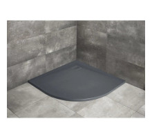 Поддон из литого мрамора 80x80 см Radaway Kyntos A Anthracite HKA8080-64