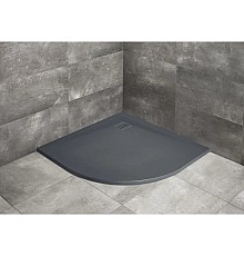 Поддон из литого мрамора 90x90 см Radaway Kyntos A Anthracite HKA9090-64