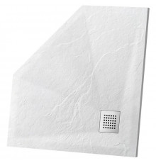 Душевой поддон из литьевого мрамора 100x100 см Vincea VST-4SP1010W