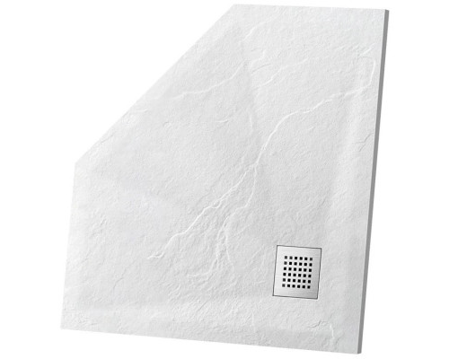 Душевой поддон из литьевого мрамора 100x100 см Vincea VST-4SP1010W