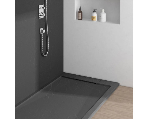 Душевой поддон из литьевого мрамора 120x80 см Vincea VST-4SRL8012A