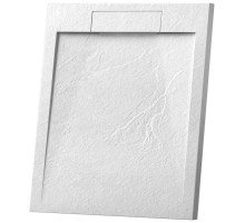 Душевой поддон из литьевого мрамора 90x90 см Vincea VST-4SRL9090W