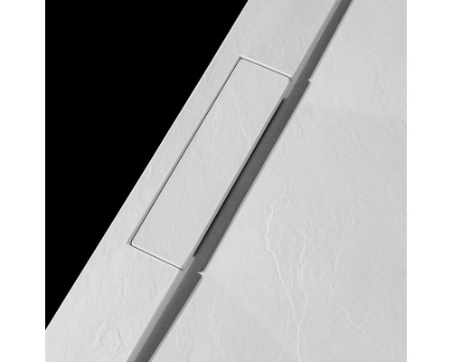 Душевой поддон из литьевого мрамора 90x90 см Vincea VST-4SRL9090W