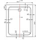 Акриловый поддон 100x80 см Vincea VST-2AR-8010