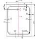 Акриловый поддон 100x90 см Vincea VST-2AR-9010