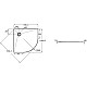 Заказать Душевой поддон из литого мрамора 100х100 см Jacob Delafon Tolbiac E6D330RU-WPM в магазине сантехники Santeh-Crystal.ru