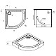 Заказать Акриловый поддон 80x80 см Am.Pm X-Joy W88T-205-080W64 в магазине сантехники Santeh-Crystal.ru