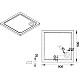 Акриловый поддон 90x90 см Vincea VST-5AS-9090