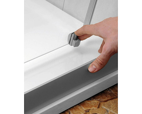 Приобрести Душевые раздвижные двери Ravak Rapier NRDP4 160 белый Transparent 0ONS0100Z1 в магазине сантехники Santeh-Crystal.ru