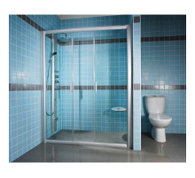 Душевые раздвижные двери Ravak Rapier NRDP4 140 сатин Grape 0ONM0U00ZG