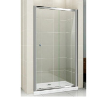 Душевая дверь раздвижная Cezares Pratico 150 см текстурное стекло PRATICO-BF-1-150-P-Cr