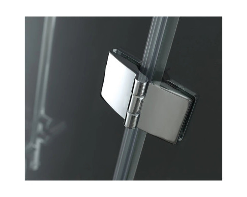 Купить Душевая дверь распашная Cezares Verona 90 см текстурное стекло VERONA-W-B-12-90-P-Cr-L в магазине сантехники Santeh-Crystal.ru