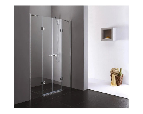 Купить Душевая дверь распашная Cezares Verona 195 см прозрачное стекло VERONA-W-B-22-200-C-Cr в магазине сантехники Santeh-Crystal.ru
