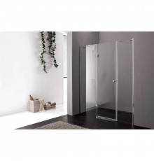 Душевая дверь распашная Cezares Verona 120 см текстурное стекло VERONA-W-B-13-30+60/30-P-Cr-L