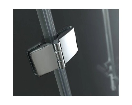 Купить Душевая дверь распашная Cezares Verona 120 см текстурное стекло VERONA-W-B-13-30+60/30-P-Cr-R в магазине сантехники Santeh-Crystal.ru