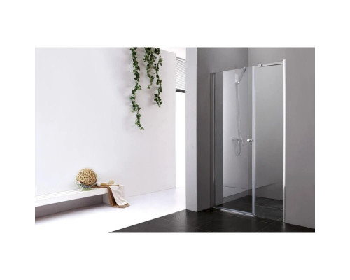 Заказать Душевая дверь распашная Cezares Elena 110 см текстурное стекло ELENA-W-B-11-30+80-P-Cr-L в магазине сантехники Santeh-Crystal.ru