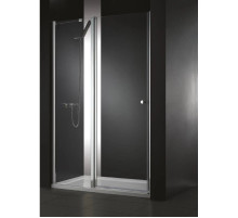 Душевая дверь распашная Cezares Elena 110 см текстурное стекло ELENA-W-B-12-110-P-Cr-L