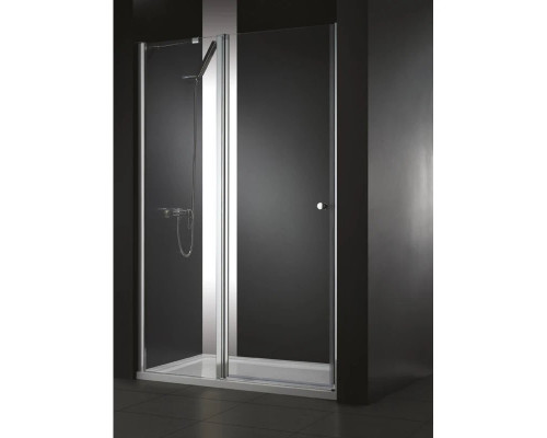 Заказать Душевая дверь распашная Cezares Elena 110 см текстурное стекло ELENA-W-B-12-110-P-Cr-L в магазине сантехники Santeh-Crystal.ru