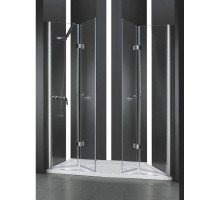 Душевая дверь складная Cezares Elena 173 см текстурное стекло ELENA-W-BS-22-180-P-Cr