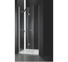Душевая дверь складная Cezares Elena 80 см текстурное стекло ELENA-W-BS-12-80-P-Cr-L