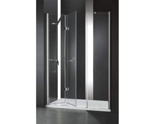 Приобрести Душевая дверь складная Cezares Elena 110 см текстурное стекло ELENA-W-BS-13-30+40/40-P-Cr-L в магазине сантехники Santeh-Crystal.ru