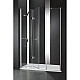 Купить Душевая дверь складная Cezares Elena 130 см текстурное стекло ELENA-W-BS-13-30+50/50-P-Cr-L в магазине сантехники Santeh-Crystal.ru
