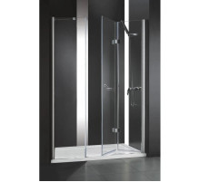 Душевая дверь складная Cezares Elena 160 см текстурное стекло ELENA-W-BS-13-60+50/50-P-Cr-R