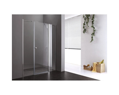 Заказать Душевая дверь распашная Cezares Elena 140 см текстурное стекло ELENA-W-B-13-30+60/50-P-Cr-R в магазине сантехники Santeh-Crystal.ru