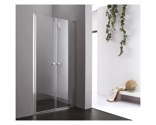 Купить Душевая дверь распашная Cezares Elena 70 см прозрачное стекло ELENA-W-B-2-70-C-Cr в магазине сантехники Santeh-Crystal.ru