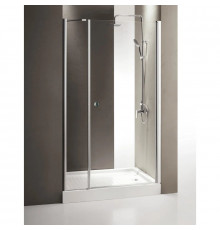 Душевая дверь распашная Cezares Triumph 100 см текстурное стекло TRIUMPH-D-B-11-30+70-P-Cr-R