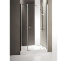 Душевая дверь распашная Cezares Triumph 110 см текстурное стекло TRIUMPH-D-B-11-40+70-P-Cr-R