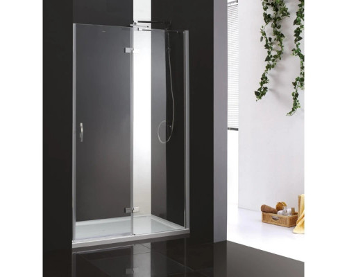 Заказать Душевая дверь распашная Cezares Bergamo 120 см текстурное стекло BERGAMO-W-B-12-120-P-Cr-R в магазине сантехники Santeh-Crystal.ru