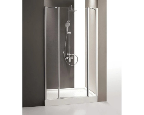 Приобрести Душевая дверь распашная Cezares Triumph 120 см текстурное стекло TRIUMPH-D-B-13-30+60/30-P-Cr-R в магазине сантехники Santeh-Crystal.ru