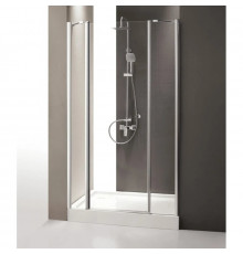 Душевая дверь распашная Cezares Triumph 165 см прозрачное стекло TRIUMPH-D-B-13-80+60/30-C-Cr-L