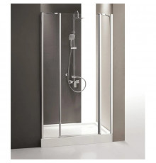 Душевая дверь распашная Cezares Triumph 165 см прозрачное стекло TRIUMPH-D-B-13-80+60/30-C-Cr-R