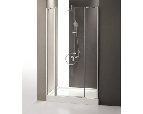 Купить Душевая дверь распашная Cezares Triumph 215 см прозрачное стекло TRIUMPH-D-B-13-100+60/60-C-Cr-L в магазине сантехники Santeh-Crystal.ru