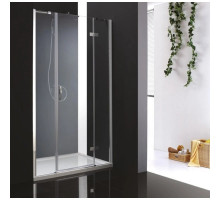 Душевая дверь распашная Cezares Bergamo 185 см прозрачное стекло BERGAMO-W-B-13-100+60/30-C-Cr-R