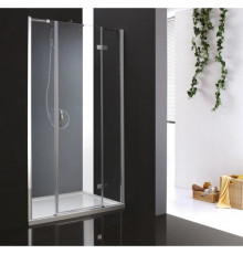 Душевая дверь распашная Cezares Bergamo 185 см прозрачное стекло BERGAMO-W-B-13-100+60/30-C-Cr-R