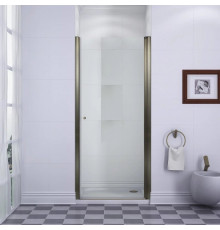 Душевая дверь распашная Cezares Pordenone 70 см текстурное стекло PORDENONE-B-1-70-P-G-R