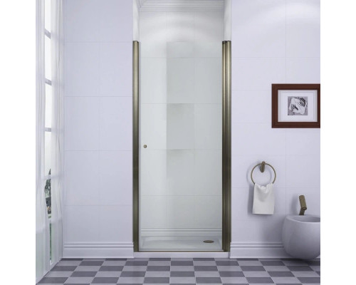 Заказать Душевая дверь распашная Cezares Pordenone 70 см текстурное стекло PORDENONE-B-1-70-P-G-R в магазине сантехники Santeh-Crystal.ru