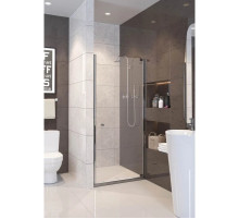 Душевая дверь распашная Alpen Alpina 90 см прозрачное стекло A100N-90