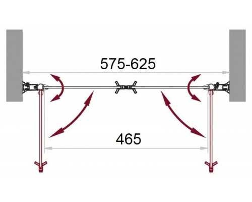 Заказать Душевая дверь распашная BelBagno Sela 60 см текстурное стекло SELA-B-2-60-Ch-Cr в магазине сантехники Santeh-Crystal.ru