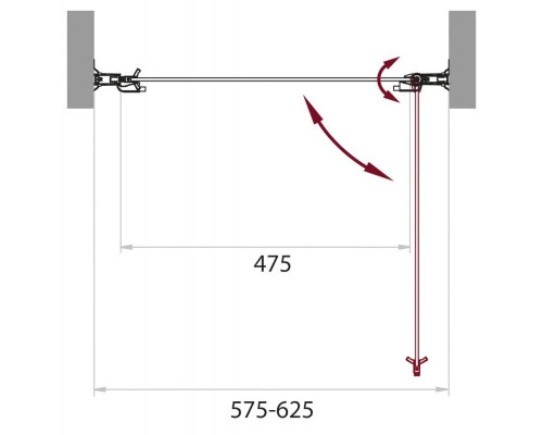 Приобрести Душевая дверь распашная BelBagno Sela 60 см текстурное стекло SELA-B-1-60-Ch-Cr в магазине сантехники Santeh-Crystal.ru